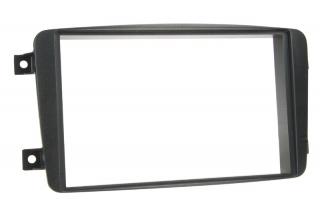 RÁMEČEK AUTORÁDIA MERCEDES C-CLASS (00-04) / CLK (04-06) / VIANO (04->) / VITO (04-06) 2DIN / 2ISO ČERNÝ (Plastový rámeček pro instalaci 2DIN autorádia nebo navigace)