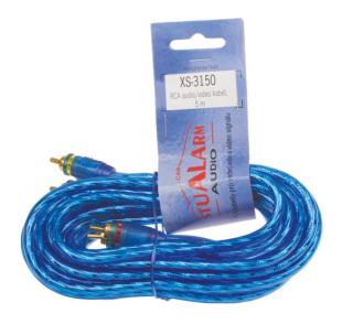 RCA AUDIO/VIDEO KABEL HI-Q LINE, 5M (Vysoce kvalitní řada linkových audio/video kabelů)
