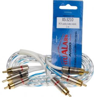 RCA AUDIOVIDEO KABEL HI-END LINE, 1M (Špičková řada linkových audio/video kabelů)