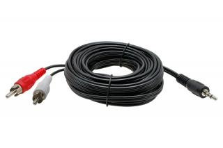 SIGNÁLOVÝ KABEL JACK 3,5MM - 2xCINCH DÉLKA 500CM (Signálový kabel)