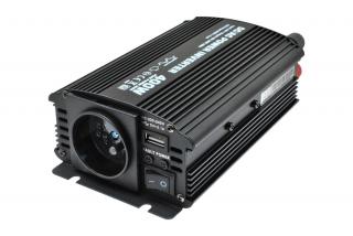 NM-400 USB měnič napětí 24V / 220V / 400W
