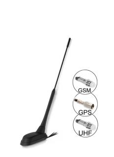 UHF+GPS+GSM střešní anténa 60°
