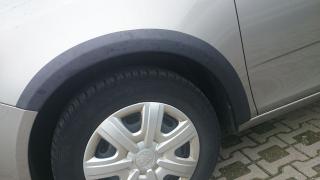 Plastové lemy Škoda Fabia II 06-14 combi