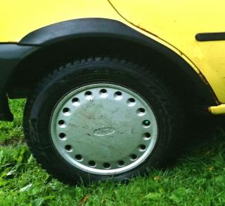 Plastové zadní lemy blatníku Ford Fiesta 1989-2001 5dveřová