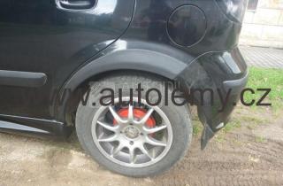 Plastové zadní lemy blatníku Hyundai Getz 02-11