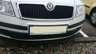 Zimní clona masky chladiče spodní Škoda Octavia II 04-2010