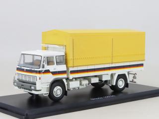 Škoda LIAZ 100.05 s plachtou bílá / žlutá 1:43 - Premium ClassiXXs  Škoda LIAZ 100.05 - kovový model