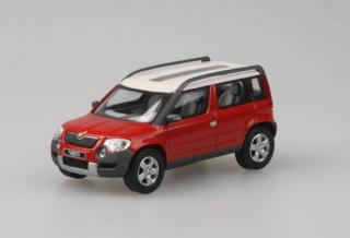 Škoda Yeti Concept Car - červená 1:43 - Abrex SOUKROMÝ INZERAT  Škoda Yeti Concept Car - kovový model auta