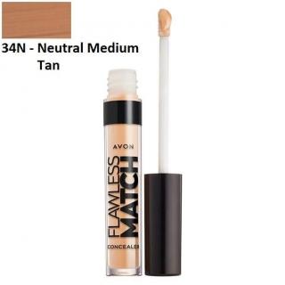 Flawless Match tekutý korektor - 34N;Neutral Medium Tan