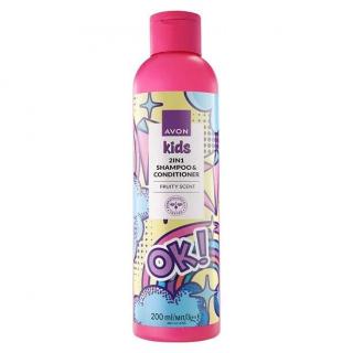 Jemný šampon a kondicionér 2v1 s ovocnou vůní - 200ml