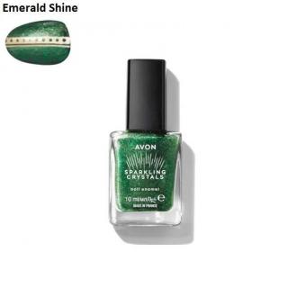 Lak na nehty Sparkling Crystals - Emerald Shine