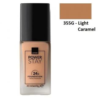 Make-up s 24 hodinovým efektem Power Stay - 355G-Light Caramel