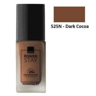 Make-up s 24 hodinovým efektem Power Stay - 525N-Dark Cocoa