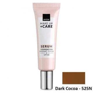 Rozjasňující make-up s hydratačním sérem a SPF30 - Dark Cocoa 525N