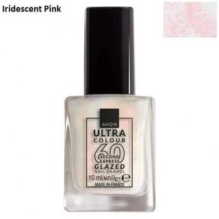 Rychleschnoucí lak na nehty Ultra Glazed - Iridiscent Pink