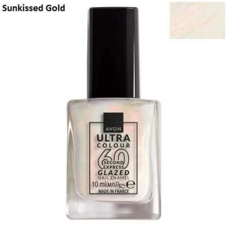 Rychleschnoucí lak na nehty Ultra Glazed - Sunkissed Gold