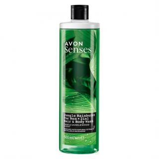 Sprchový gel na tělo a vlasy s vůní šalvěje a santalového dřeva - 500ml