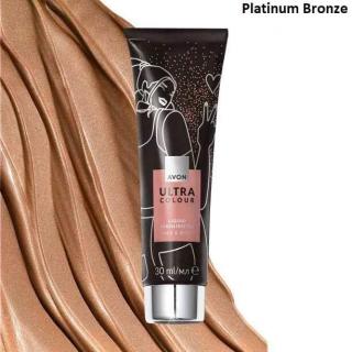 Tekutý rozjasňovač na tvář a tělo Ultra Colour - Platinum Bronze