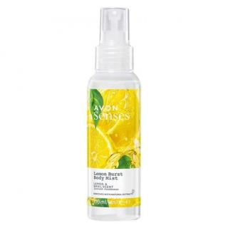 Tělový sprej s vůní citronu a bazalky - 100ml