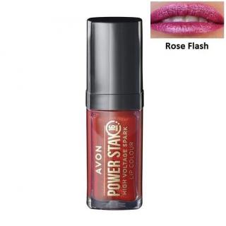 Třpytivá tekutá rtěnka Power Stay - Rose Flash