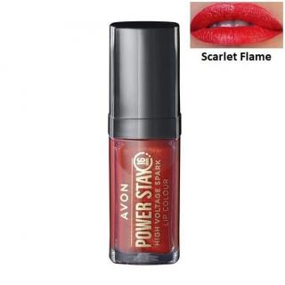 Třpytivá tekutá rtěnka Power Stay - Scarlet Flame
