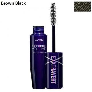 Voděodolná řasenka Exxtravert Extra Volume - Brown Black