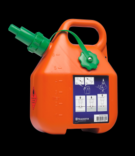 Kanystr na benzín, 6 l, oranžový