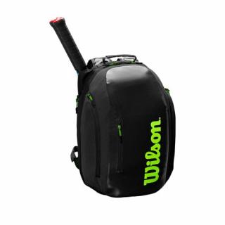 Batoh Wilson Super Tour black/green, tenisový