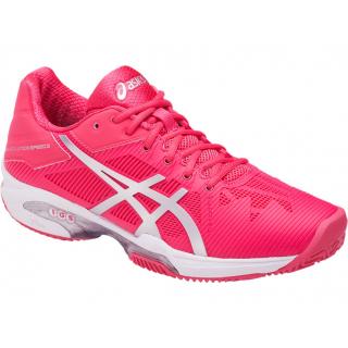 Boty Asics WMNS Gel-Solution Speed 3 Clay E651N-1993,  dámská, tenisová, pink, Velikost 41,5