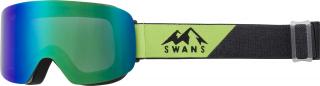 Brýle Swans 120 MDH Black/lime, lyžařské, Velikost One Size