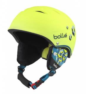 Helma Bollé B-Free Soft Neon Yellow Blocks , Velikost 49-52