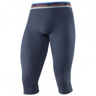 Kalhoty Devold Hiking 3/4 Long Johns, pánské, funkční, modré, Velikost L