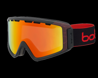 Lyžařské brýle Bollé Z5 OTG 21608 Matte Black/red natural Sunrise, Velikost M
