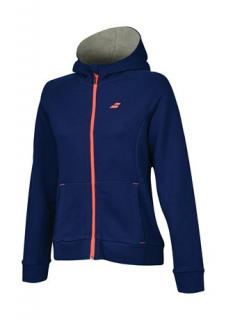 Mikina Babolat Hood Sweat Women Core Blue, Velikost S