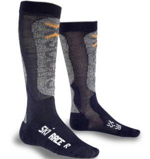 Podkolenky  X-SOCKS SKI RACE JR, lyžařské, Velikost 31-34