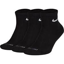 Ponožky Nike Performance Cotton sx4703  pánské 3pairs black, Velikost 38-42