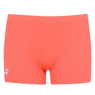 Šortky Babolat Core, Fluo, dámské, Red, Velikost L