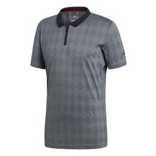 Triko Adidas  BCADE CY3317, pánské, polo, grey, Velikost L