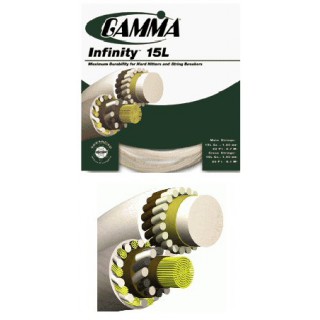 Výplet Gamma Infinity 15L, Maximum Durability, kombinace (2x6m), Průměr strun 1,40 mm