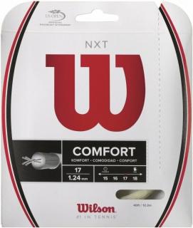 Výplet Wilson NXT 17 Tennis String, 0033403 NAT0506, natural, Průměr strun 1,24 mm