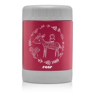 Reer Termoska 350 ml široká červená ColourDesign