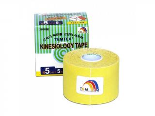 TEMTEX kinesio tape Tourmaline 5 cm x 5 m žlutá