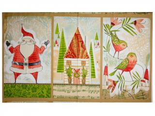 Free Spirit Fabrics Holly Jolly Jolly Wishes
