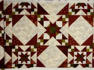 Henry Glass Fabrics Farmhouse Christmas Multi Star Patchwork