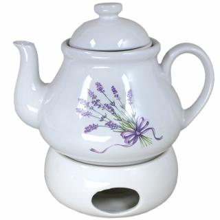 Konvice na čaj - levandule 1 L (Konvička na stále teplý čaj)