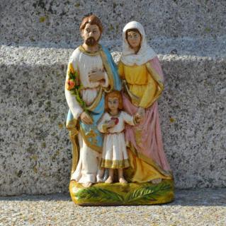 Matka Marie a Ježíš z Nazaretu - 22 cm (Svatá rodina výška 22 cm)