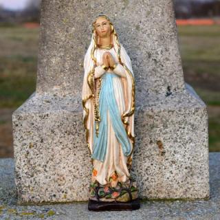 Soška Madona Lurdská výška  33 cm  (zjevení Panny Marie z Lurd -výška 33 cm)