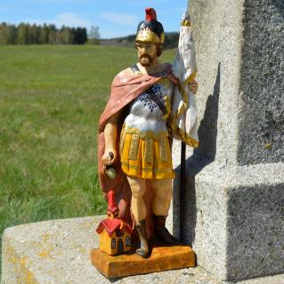 Soška Svatý Florián - 46 cm (výška 46 cm)