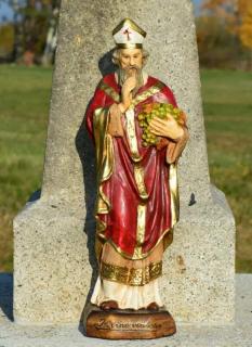 Soška Svatý Urban - patron vinařů a bednářů - 47 cm (výška 47 cm)