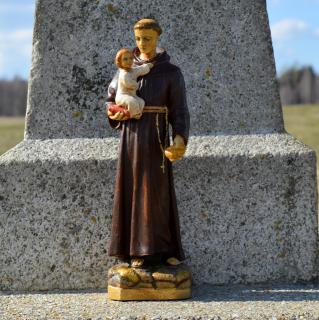 Svatý Antonín - 33 cm (SV.Antonín patron manželů, žen, dětí, chudých, seniorů, cestujících)